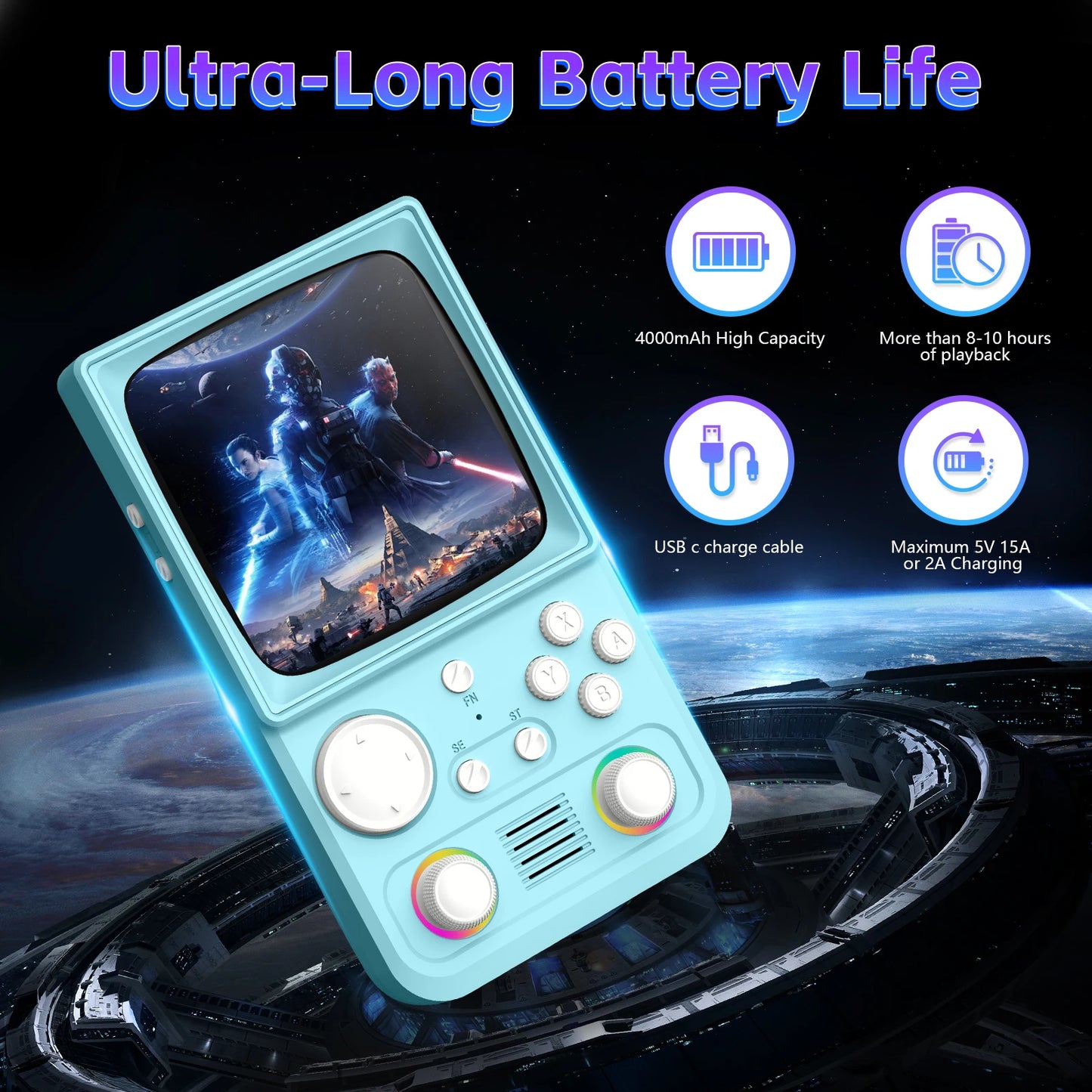 AISLPC R36T MAX Handheld Game Console With WiFi 22000 Classics