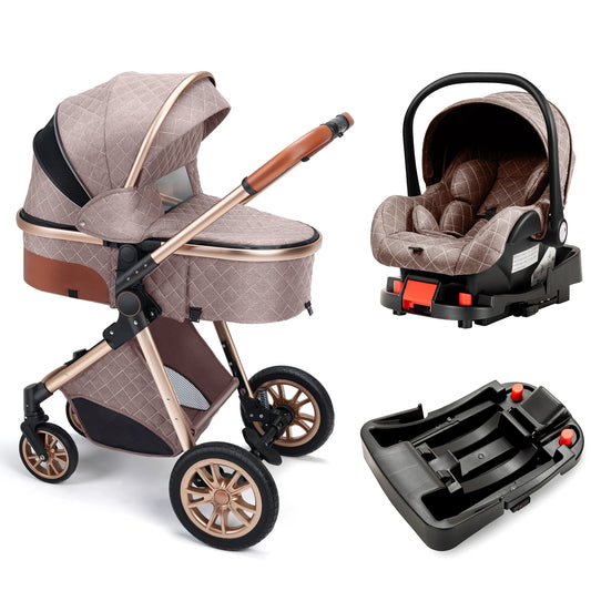 Premium 3 In 1 Baby Stroller And Pram For Newborns