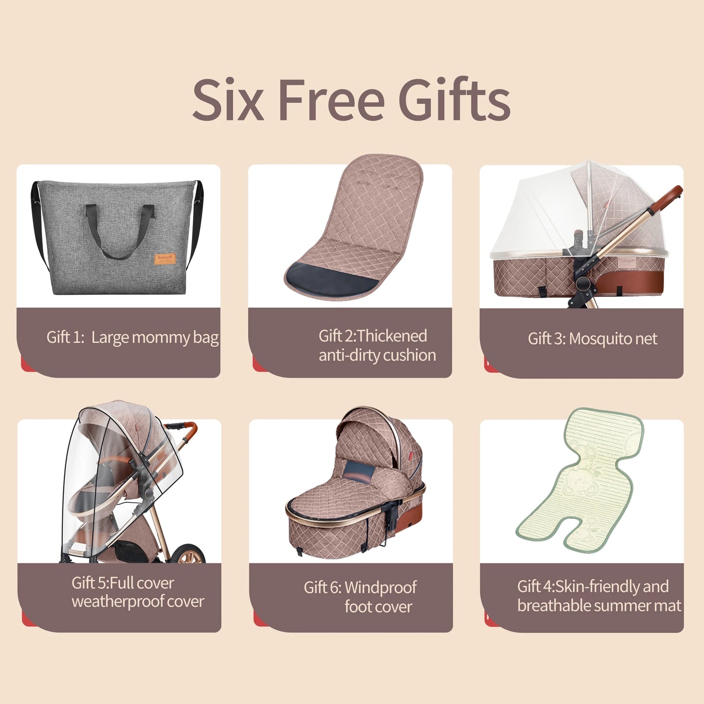 Premium 3 In 1 Baby Stroller And Pram For Newborns